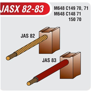Marş Kömürü Motorsiklet Hyundai Mitsubishi Starex 7x10x17 Fj 183/184 Jasx 82-83*6,8*10*17 | Mega Jasx82/83