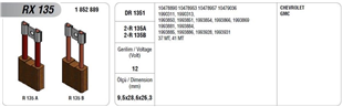 Marş Kömürü 37mt 12v Marş | Mega Rx135