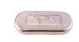Merdiven Lambası 24v Led Beyaz Krom Çerçeveli |