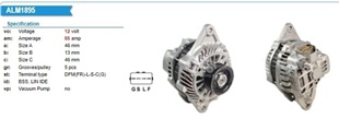 Alternatör 12v 85ah Mıtsubıshı Colt Lancer Forfour 1800a287 Cıtroen C4 Aircross 1.6 2012 | Mıta 5tg0091