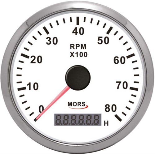Mors Devir Göstergesi 8000 Devir Beyaz Sr14872 |