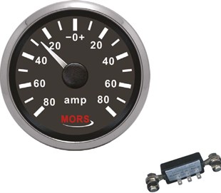 Mors Ampermetre 12-24v 52 Çap Siyah Sr14972 |