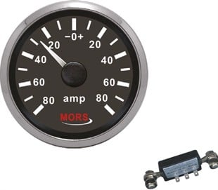 Mors Ampermetre 12-24v 52 Çap Siyah Sr14972 |