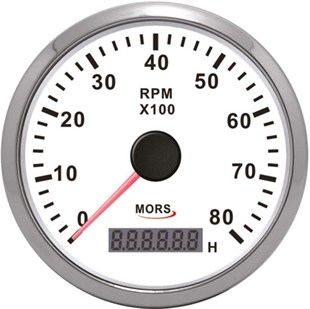 Mors Devir Göstergesi 8000 Devir Beyaz Sr14872 |