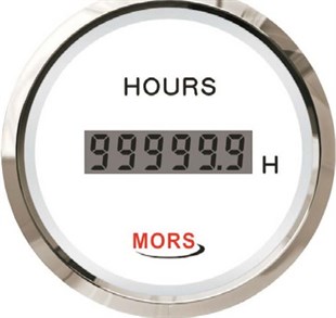 Mors Dijital Motor Zaman Göstergesi 12-24v Beyaz |