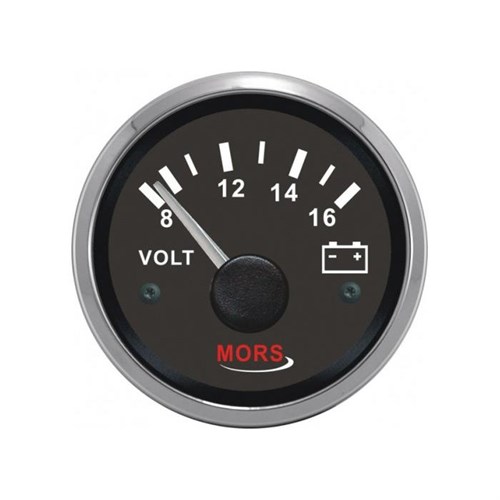 Mors Voltmetre 12v Siyah Sr14968 |