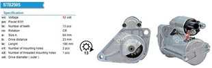 Marş Motoru 12V 13DİŞ (Revizyon) Fiat 500X Egea 1.0 1.3 Jeep Renegade Suv 1.0 - 1.3 T GDI | ORJREV 0001170417