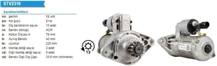 Marş Motoru 12v 13diş ( Orjinal ) Vw Passat Golf Audi Seat Start-stop 02e911022c | Orj Valeorsw20r10