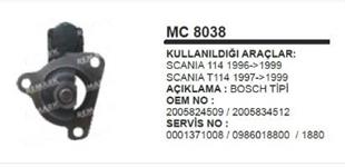 Pinyon Kapağı Bosch 371 Scania 114 T114 K12 | Remark Mc8038