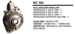 Pinyon Kapağı Bosch Tip Mercedes C200 E200 E220 | Ith Pkmc500