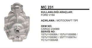 Pinyon Kapağı Ford Transıt V184 Ym Motocraft Tipi | Ith Pkmc231