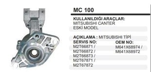 Pinyon Kapağı Mıtsubıshi Canter Em-kısa Boy69mm Mc100 1101 | Ith Pkmc100