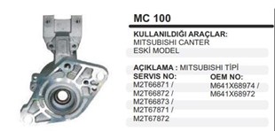 Pinyon Kapağı Mıtsubıshi Canter Em-kısa Boy69mm Mc100 1101 | Ith Pkmc100