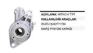 Pinyon Kapağı Ön Hıtachı Tıpı Isuzu Sampıon 3 Cıvatalı | Ith Pkmc225