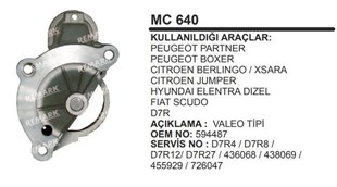 Pinyon Kapağı Peugeot Partner Cıtroen Berlingo Jumper Hyundai Tata Peugeot Partner Boxer 206 306 Hdı Mc640 | Ith Mc640