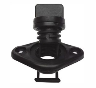 Plastik Miçoz Siyah Oval 1/2 |