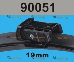 Silecek Süpürgesi-doblo Opel-reno Ford Seat İbiza İ20 Toyota Proace City | RBW 90051
