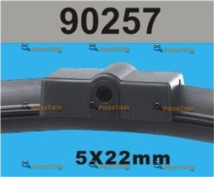 Silecek Süpürgesi Vw Multivan T5 Porsche - 018066-90257 | RBW 90257