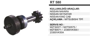 Rediktör Marş Dişli Takımı Nissan Navara Skystar Rt580 Str6020 32715n Str32715n | Schenna Rt580