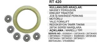 Rediktör Plastiği Yatak Perkins Mf Massey Ferguson Erkunt Traktör Jcb İş Makinası Yale Forklift RT420 | REMARK RT420