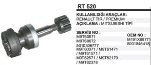 Rediktör Takımı + Dişli Reno Tır-premium Mercedes Axor Volvo Man Man Tga Tgx Tgl | Remark Rt520