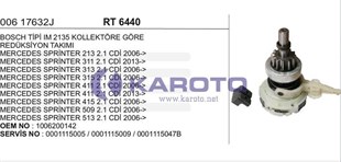 Rediktör Takımı Dişlili Mercedes Benz Sprinter Im2135 Kollektöre Göre | Ith Rt6440