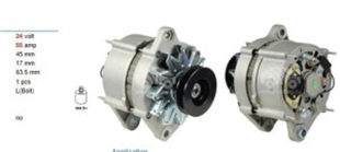 Alternatör 24V 50AH Iveco Stralıs Eurotech Euro Cargo Cat Mako Ayak | REMARK ALT368