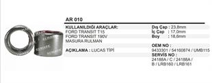 Rulman Alternatör Rulmanı Fatih Şarj Kapalı Masura 17x24x17 | REMARK AR020