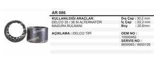 Rulman Alternatör Rulmanı Delco 35 36SI | REMARK AR086