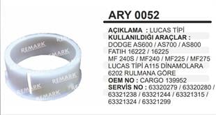 Alternatör Rulman Yuvası LUCASA115 Mf Dodge Fatih 6202 | REMARK ARY0052