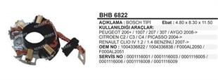 Kömür Yuvası Saç Yuva Geniş Fiat Twingo Tiwingo Nisan Primera Vw Renault Peugeot Cıtroen/peugeot Partner 301 Bosch Tip | REMARK BHB6822