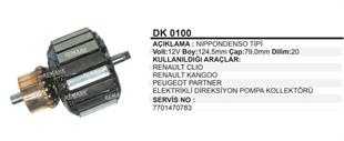 Direksiyon Pompası Kollektörü 12V Renault Clio Kangoo Peugeot Partner | REMARK DK0100