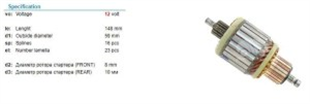 Marş Kollektörü 12V 16DİŞ Mercedes C180 C220 ML250 Sprinter | REMARK IM3163