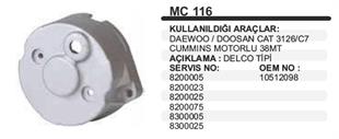 Marş Arka Kapak Cat Cummins Daewo 38MT MC116 | REMARK MC116