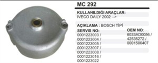 Marş Arka Kapak İveco Daily Ym Renaut Diesel Iveco Daily 29-35-50-60 Turbo | REMARK MC292