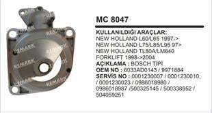 Pinyon Kapağı Bosch Tip New Holland 65 | REMARK MC8047