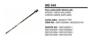 Marş Motoru Saplama Takımı Mercedes Atego New Holland Ford Cargo | REMARK MS040
