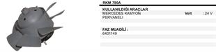 Kalorifer Motoru 24V Pervaneli Mercedes Kamyon 2517 2521 K790A | REMARK RKM790A