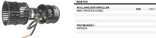 Kalorifer Motoru 24V Bmc Profesyonel RKM970 Bmc Profosyonel Çift Pervaneli | REMARK RKM970