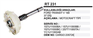 Rediktör Takımı Ford Transit V 184/TERS/.RT231 | REMARK RT231