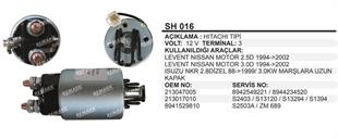 Marş Otomatiği 12V Isuzu Nkr Johndeere Nissan Levend Mustang Yanmar Takeuchı | REMARK SH016
