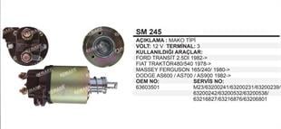 Marş Otomatiği 12V Bmm (Eski Model) Ford Transit 2.5FIAT Traktör 480 540 Massey Ferguson 165 240 Dodge Leyland (63603501) SM245 | REMARK SM245