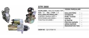 Marş Motoru 12V 9DİŞ Cherry Dfm Panelvan | REMARK STR3908
