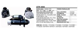 Marş Motoru 24V 11DİŞ Jcb Ecomax Jeneretör | REMARK STR4565