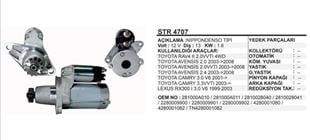 Marş Motoru 12V 13DİŞ Toyota RAV4-CAMRY-AVENSİS 03- 4280001080 | REMARK STR4707