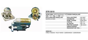 Marş Motoru 12V 9DİŞ Nippon Denso Tipi Mazda B2500 Ym | REMARK STR5010