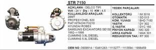 Marş Motoru 24V 10DİŞ Bmc Profesyonel 28MT | REMARK STR7150