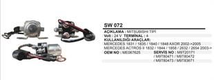 Marş Yardımcı Ara Otomatiği 24V 29MT Mercedes Axor Atego Actros | REMARK SW072