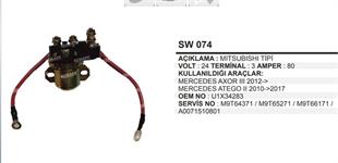 Marş Yardımcı Ara Otomatiği 24V Mercedes Axor Atego 14- Kablolu | REMARK SW074