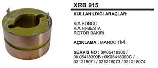 Rotor Bakırı Kia Bongo Hı Besta Mando Tipi | REMARK XRB915